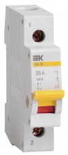 Выключатель нагрузки ВН-32 20А/1П IEK MNV10-1-020 фото 1 — ElectroZN
