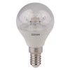 Лампа светодиодная LED STAR CLASSIC P 40 5.4W/830 5.4Вт шар 3000К тепл. бел. E14 470лм 220-240В прозр. пласт. OSRAM 4052899971622 фото 1 — ElectroZN