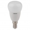 Лампа светодиодная LED Star Classic P 40 5W/827 5Вт шар матовая 2700К тепл. бел. E14 470лм 220-240В пластик. OSRAM 4052899971615 фото 1 — ElectroZN