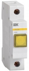 Лампа сигнальная ЛС-47М желт. IEK MLS20-230-K05 фото 1 — ElectroZN