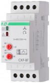 Реле контроля наличия и чередования фаз CKF-BT (монтаж на DIN-рейке 35мм; микропроцессорный; регулировка порога отключения и времени отключения; контроль верхнего и нижнего значений напряжения; 3х400/230+N 2х8А 1Z 1R IP20) F&F EA04.002.004 фото 1 — ElectroZN