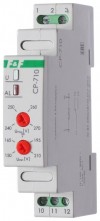 Реле напряжения CP-710 (однофазный; контроль верхнего и нижнего значений напряжения; монтаж на DIN-рейке 35мм; 230В 16А 1P IP20) F&F EA04.009.001 фото 1 — ElectroZN
