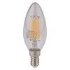 Лампа светодиодная филаментная LED STAR CLASSIC B 40 4W/827 4Вт свеча 2700К тепл. бел. E14 470лм 220-240В прозр. стекло OSRAM 4058075068353 фото 2 — ElectroZN