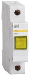 Лампа сигнальная ЛС-47 желт. IEK MLS10-230-K05 фото 1 — ElectroZN