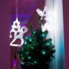 Фигура светодиодная "Снеговик" 195х150х10мм 8LED бел. 1Вт 4.5В IP20 на присоске с подвесом элементы питания 3хAAA (в компл.) Neon-Night 501-013 фото 8 — ElectroZN