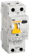 Выключатель автоматический дифференциального тока 2п (1P+N) C 50А 100мА тип A 6кА АВДТ-32 IEK MAD22-5-050-C-100 фото 1 — ElectroZN