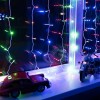 Гирлянда светодиодная "Светодиодный Дождь" 1.5х1.5м 144LED мультиколор 12Вт 220В IP20 свечение с динамикой с контроллером провод прозр. Neon-Night 235-039 фото 7 — ElectroZN