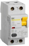 Выключатель дифференциального тока (УЗО) 2п 32А 30мА тип A ВД1-63 IEK MDV11-2-032-030 фото 1 — ElectroZN