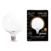 Лампа светодиодная Black G125 E27 22Вт 3000К Gauss 105102122 фото 1 — ElectroZN